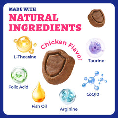 Wellix dog fish oil icon image underscores omega-3 support for healthy circulation.