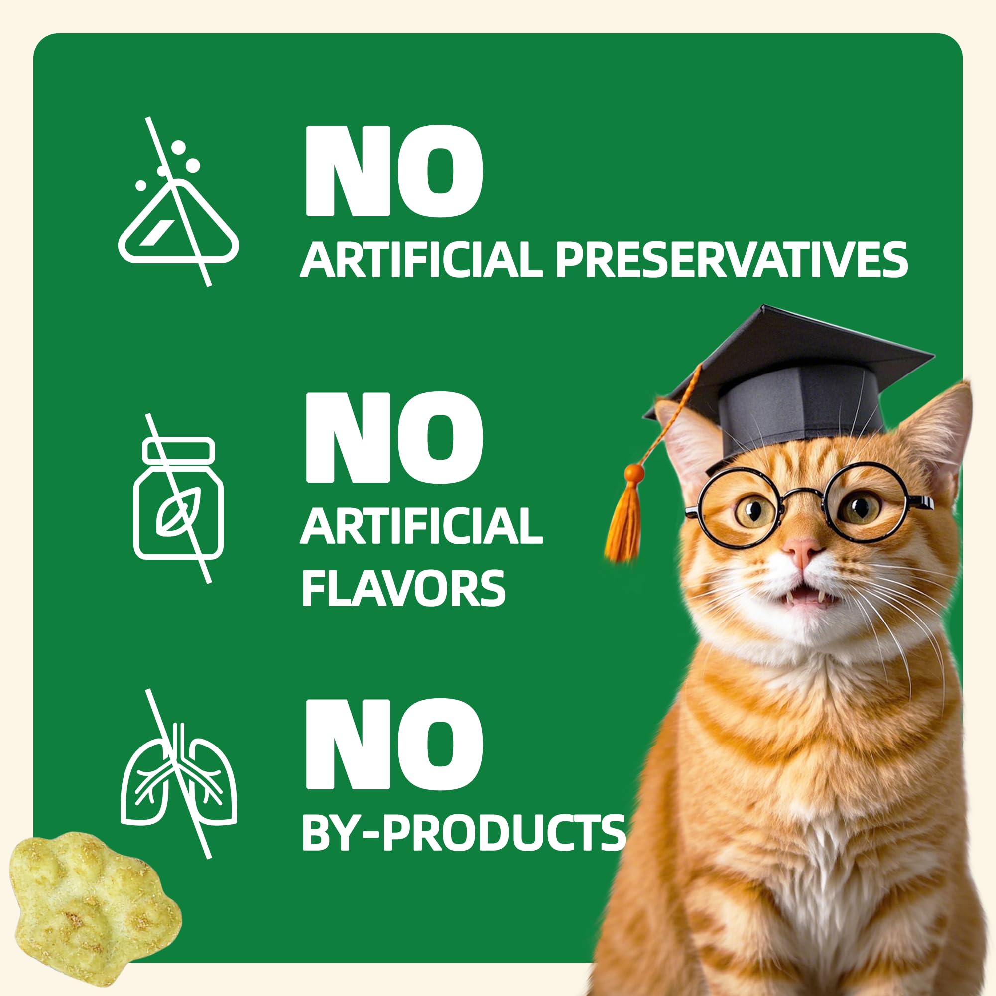 Wellix kitten treats in a resealable tin for daily use.