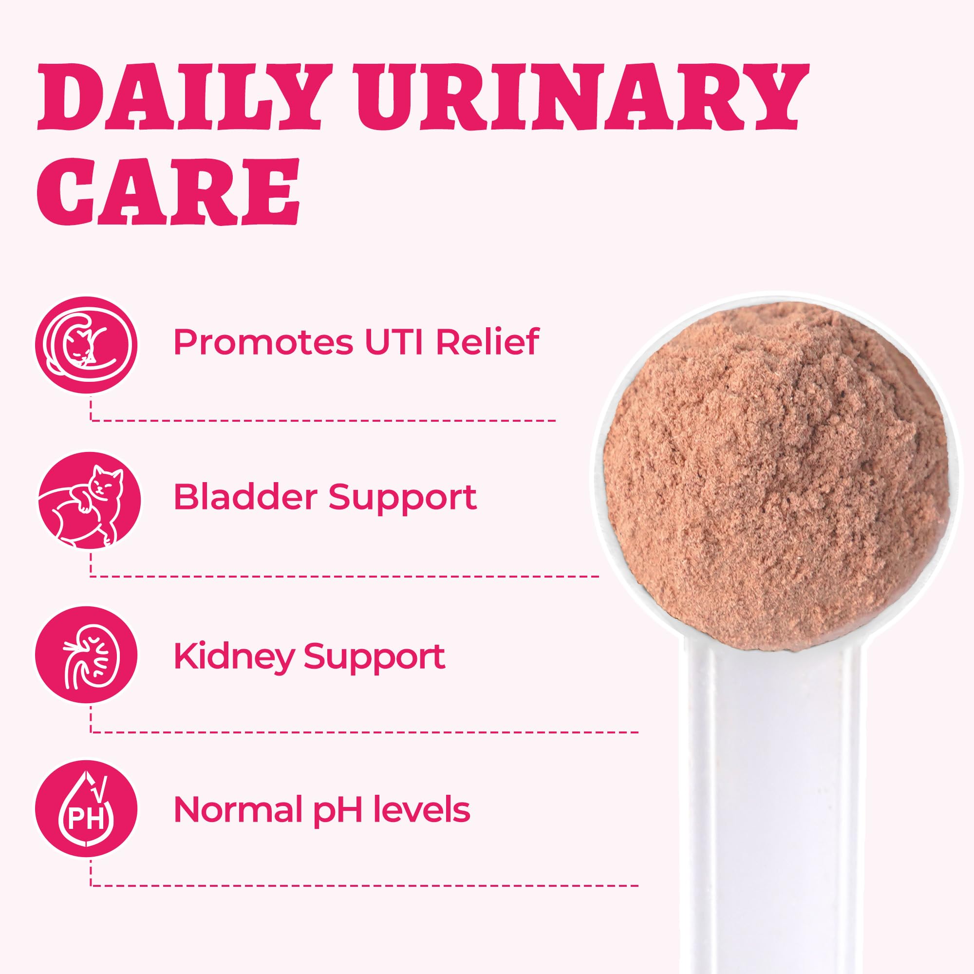 Wellix cranberry powder highlighting urinary health support for pets