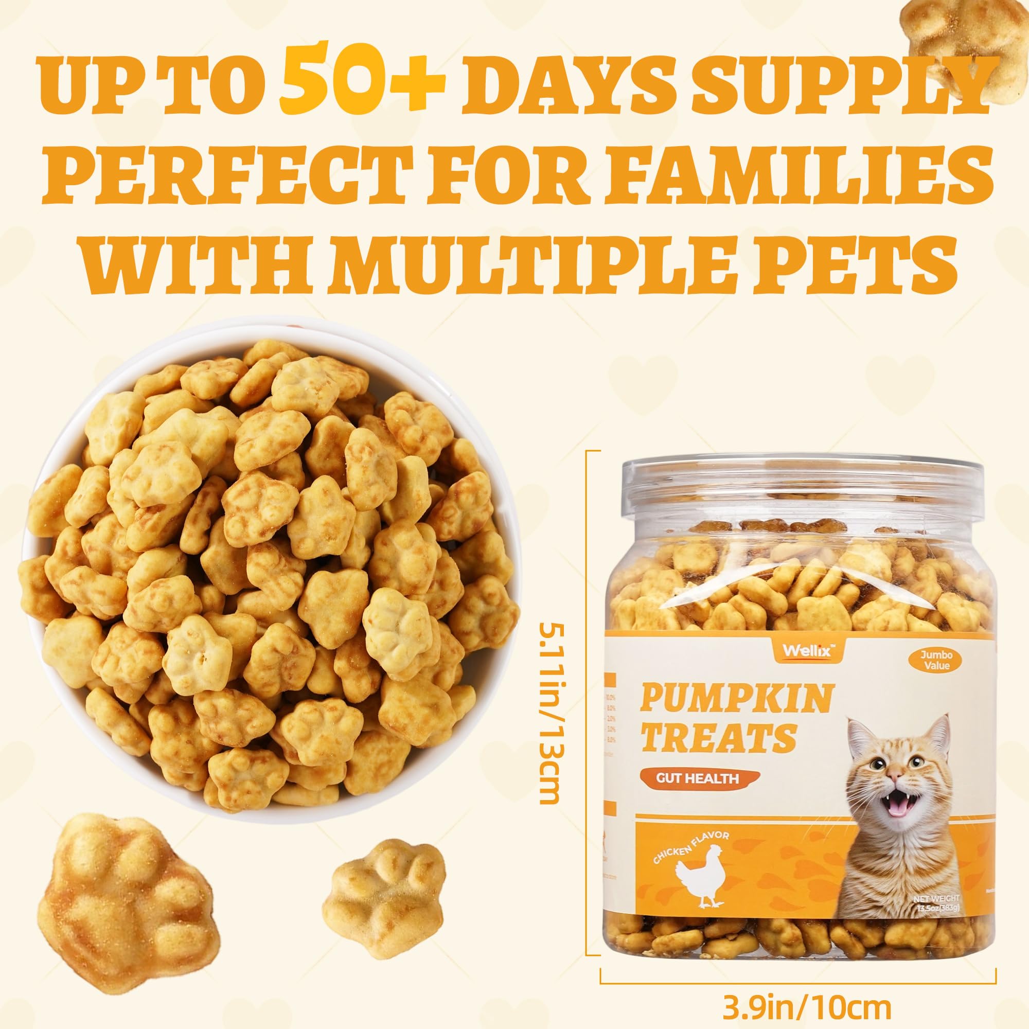 Wellix multi-cat household snacks for bulk feeding.