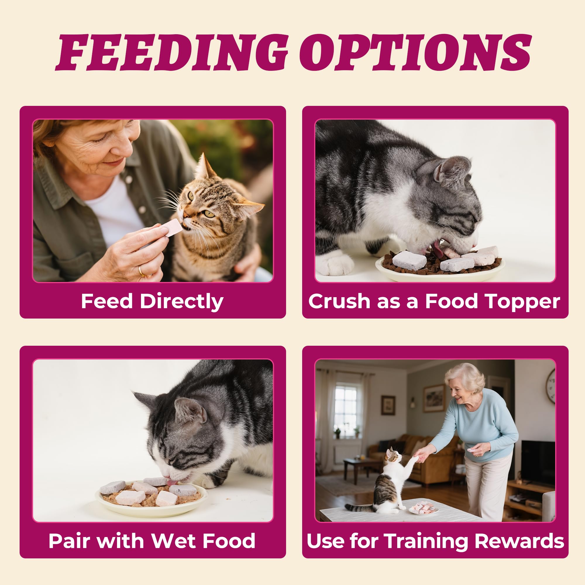 Wellix pets enjoying treats during mealtime creates a positive routine and bonding moment.
