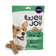 WellJoy dental stick targets tartar reduction with real shredded chicken.