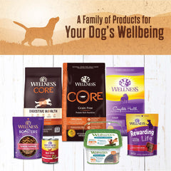 Wellness 12-pack cans for convenient, shelf-stable meals.