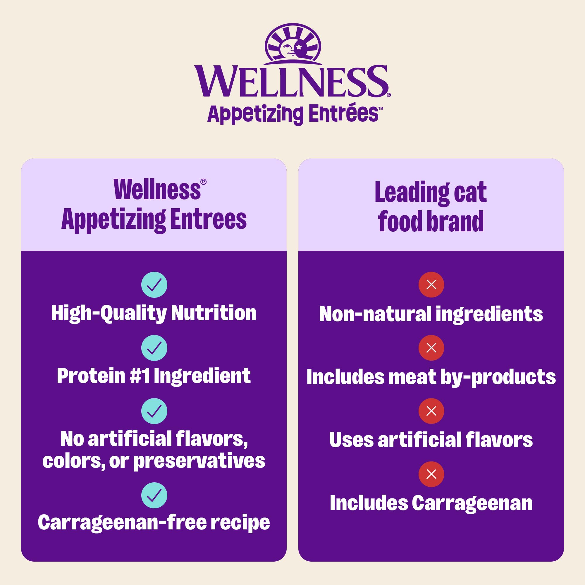 Wellness Appetizing Mousse serving bowl with cat enjoying meal