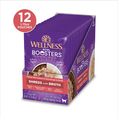 Wellness Bowl Boosters with flaked salmon and tuna enhances flavor and hydration