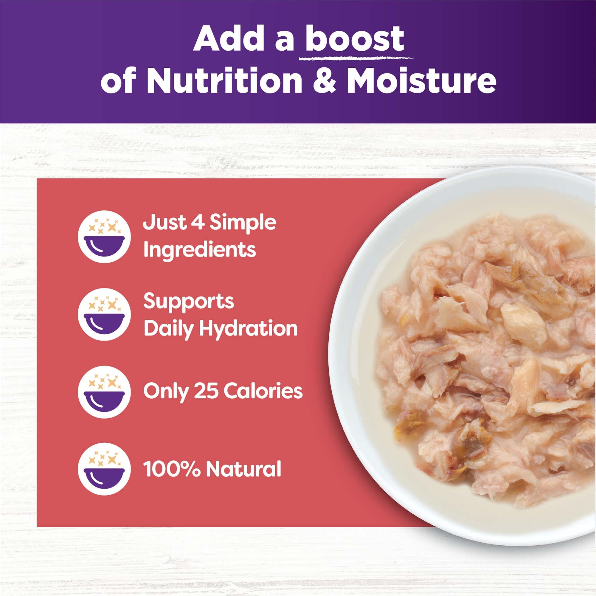 Wellness Bowl Boosters ready-to-serve topper simplifies cat mealtime