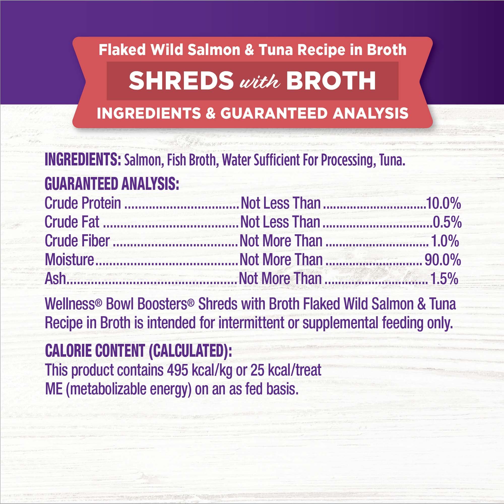 Wellness Bowl Boosters serves at room temperature for aroma and palatability