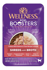 Wellness Bowl Boosters shreds in broth pouch for mess-free meals