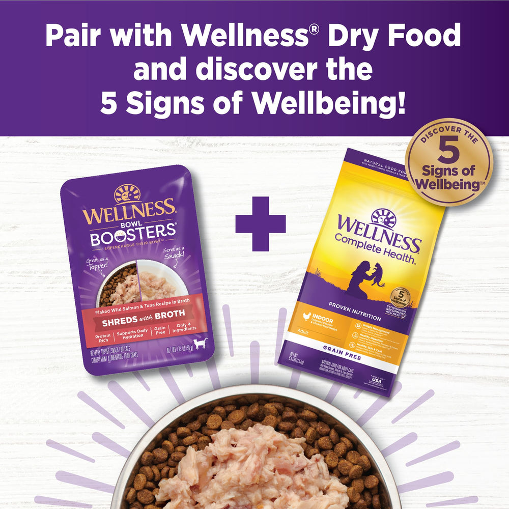 Wellness Bowl Boosters side-dish-snack option for cats
