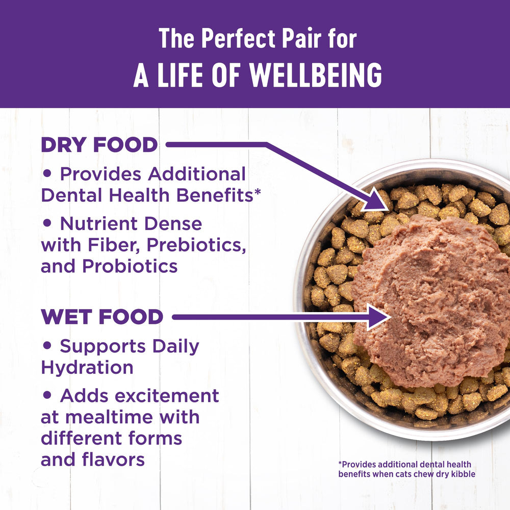 Grain-free label highlights natural ingredients in Wellness Complete Health.