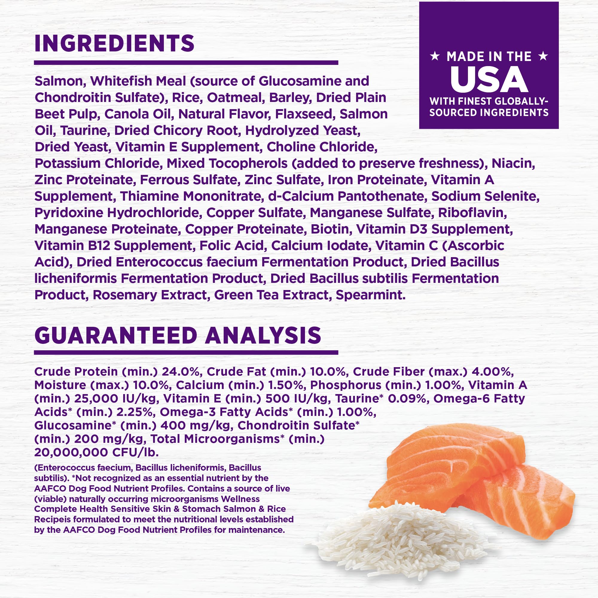 Wellness Complete Health made in USA facility using wholesome ingredients