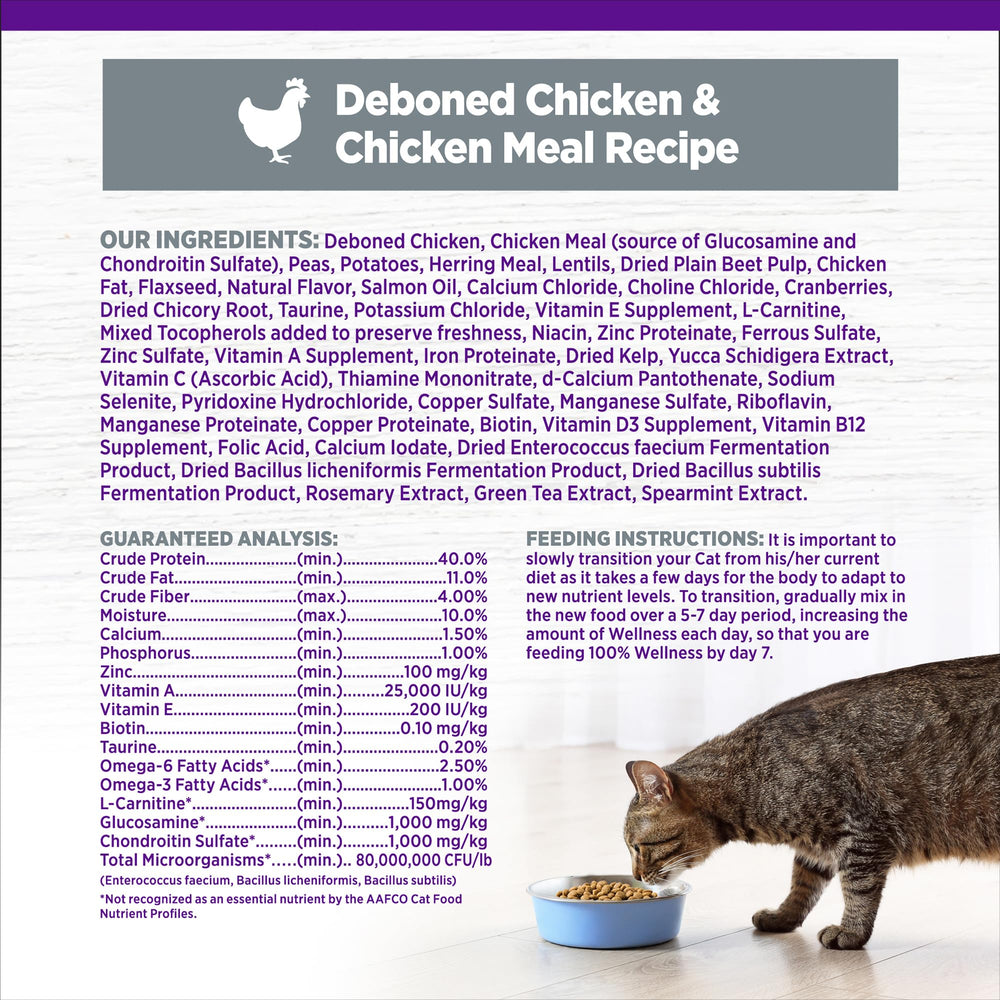 Made in USA seal with Wellness; high-quality ingredients