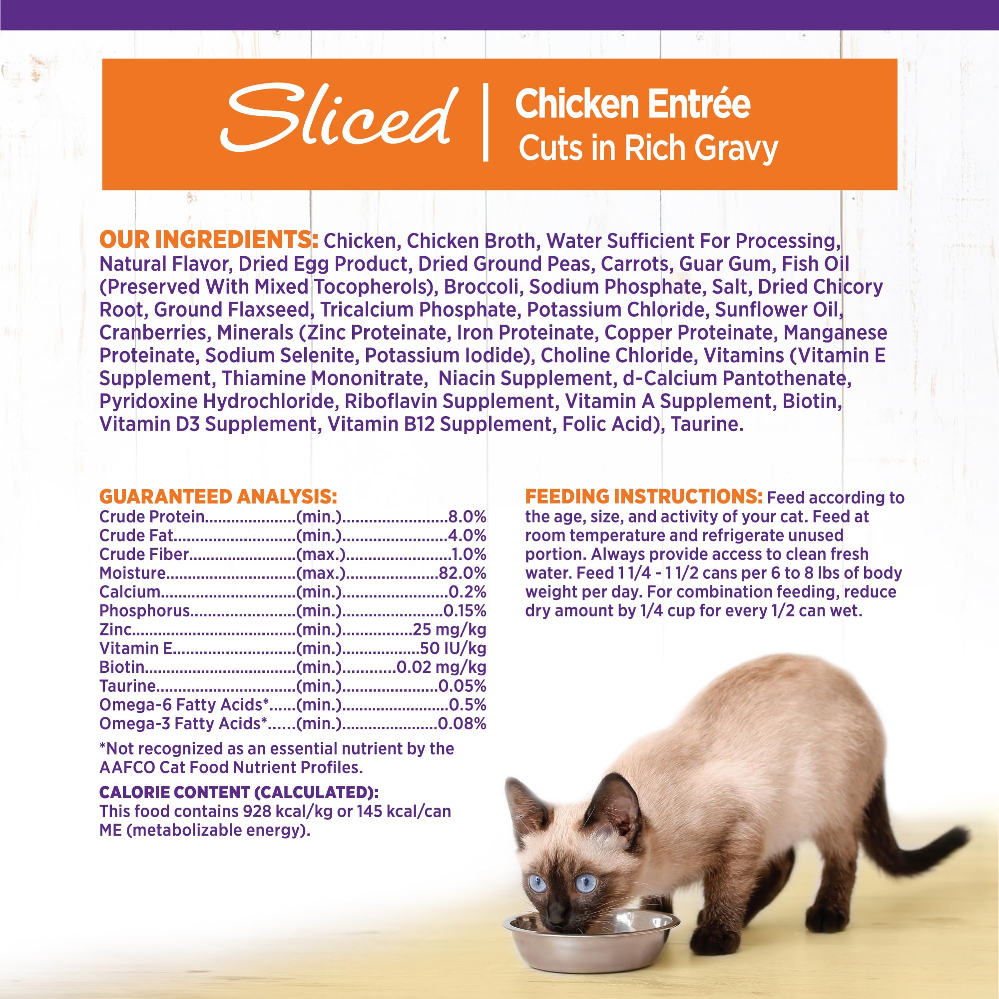 Wellness Complete Health sliced-chicken-entree: easy leftovers after opening and refrigerating.