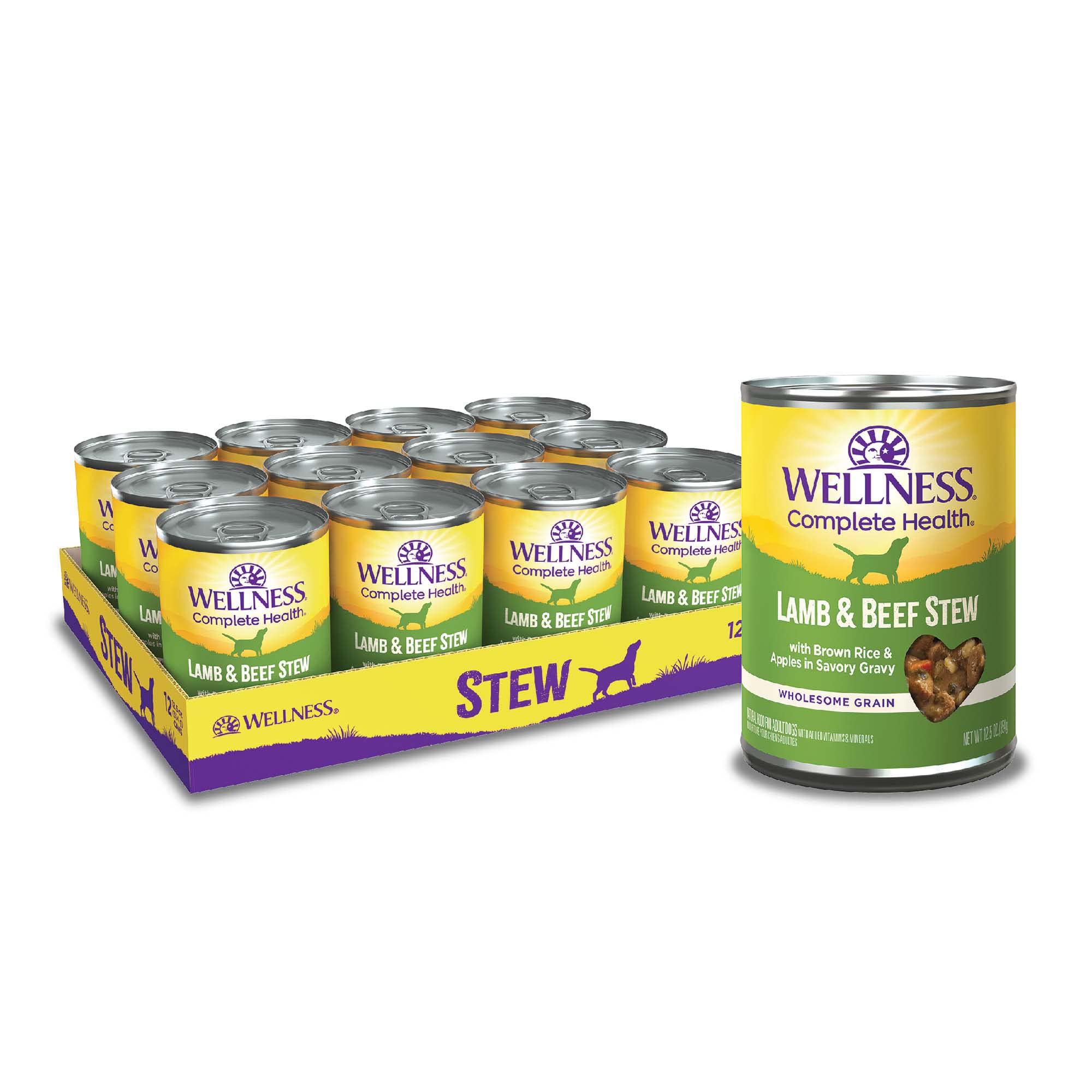 Wellness Complete Health Stew bowl with tender protein and vegetables for a complete meal