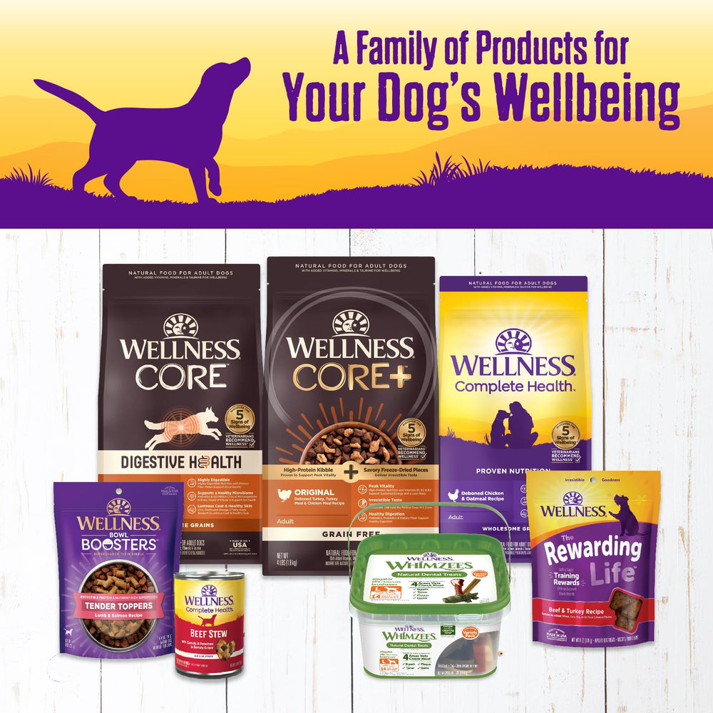 Ingredients like cranberries and sweet potatoes in Wellness Complete Health Stew.