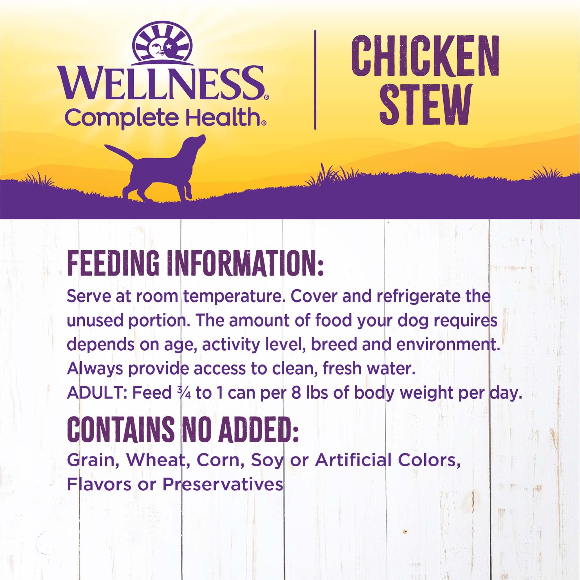 Wellness Complete Health Stew as a meal or topper with dry food