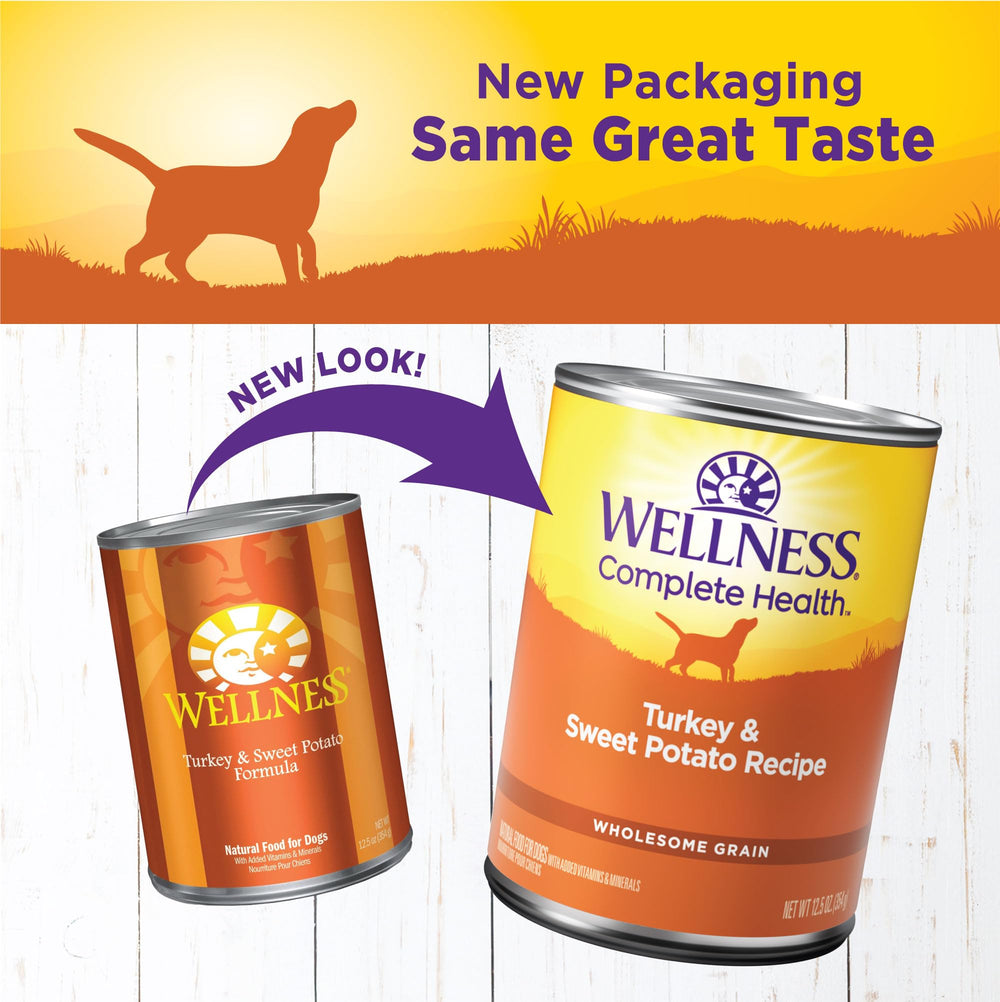 Wellness Complete Health pate texture for a smooth, irresistible dog meal