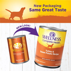 Wellness Complete Health pate texture for a smooth, irresistible dog meal