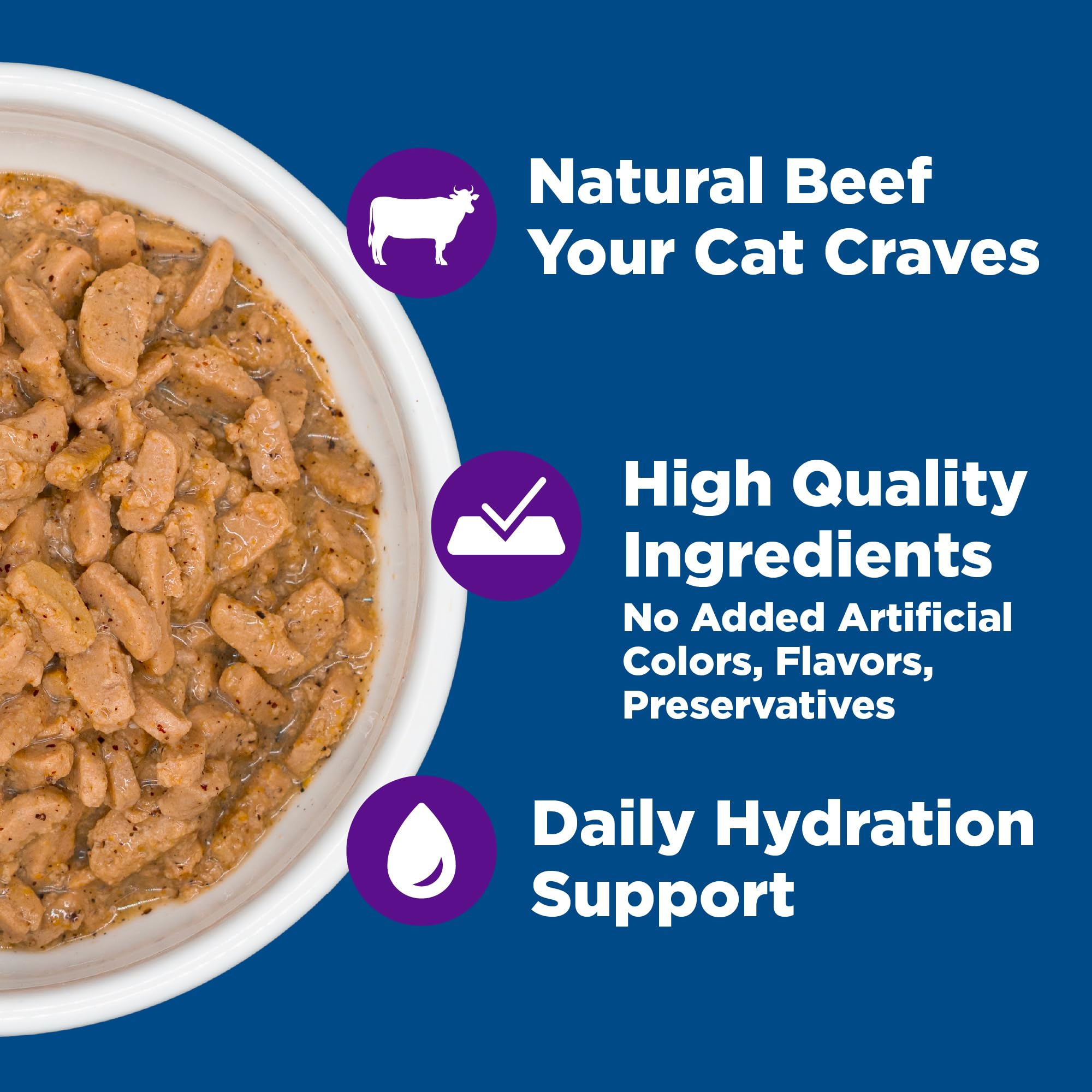 Wellness complete nutrition label view, grain-free and protein-rich formula
