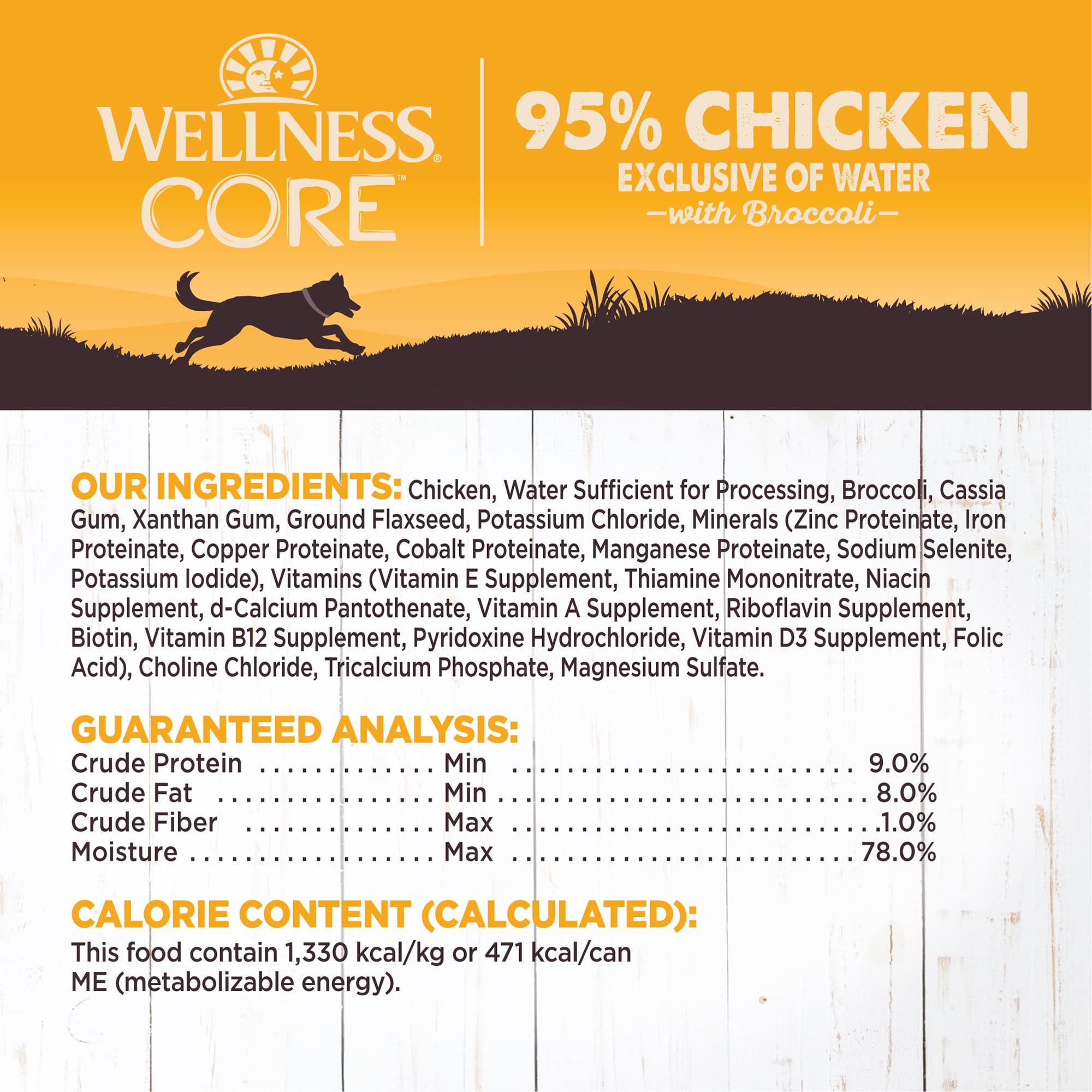 Wellness CORE 95% manufactured in a USA facility with careful production standards.