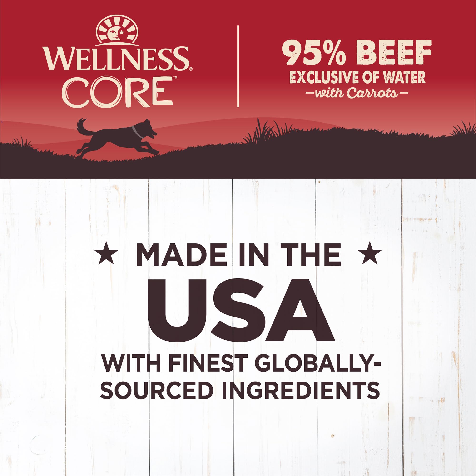 Wellness CORE 95 serving bowl – ready to serve as a complete meal.
