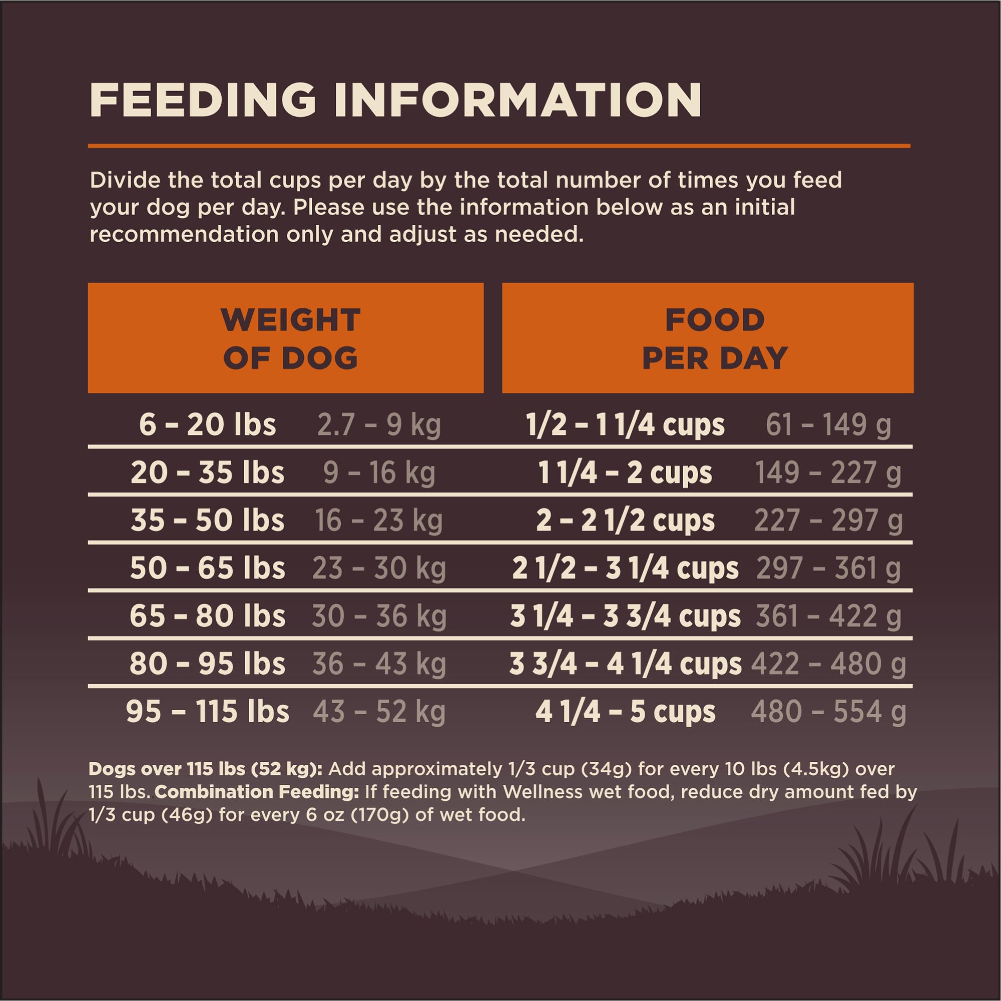 Wellness CORE serving bowl image demonstrates convenient feeding and portion control