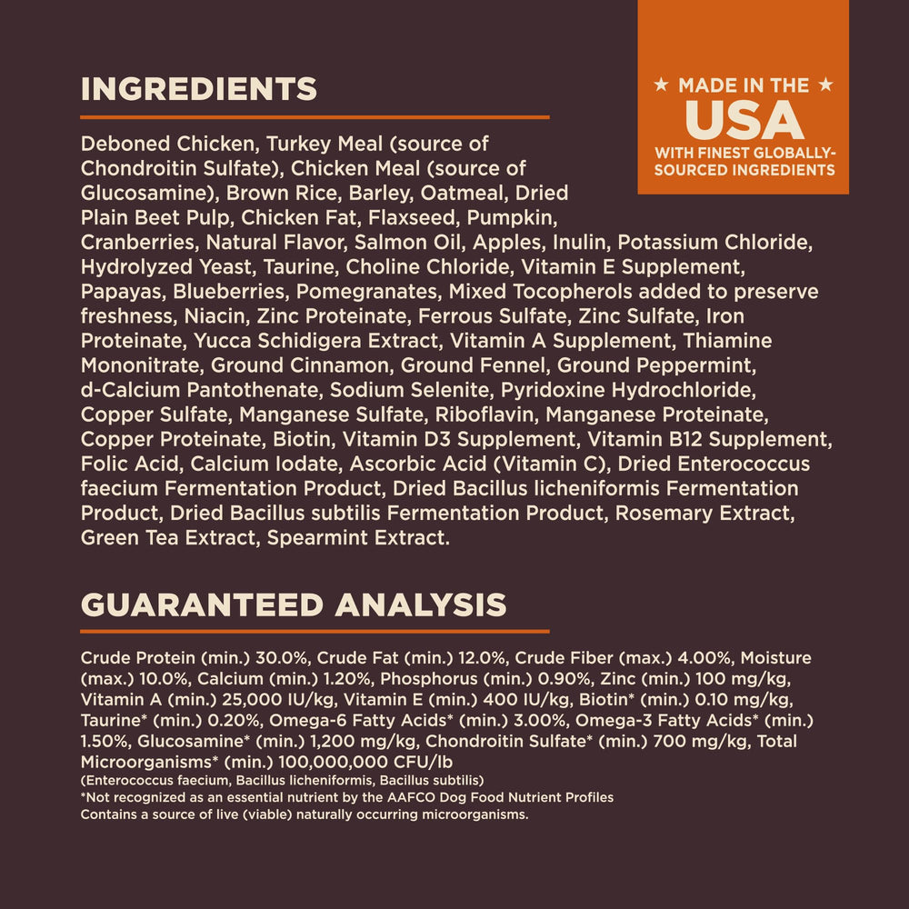 Wellness CORE Digestive Health kibble supports skin and coat through balanced nutrition