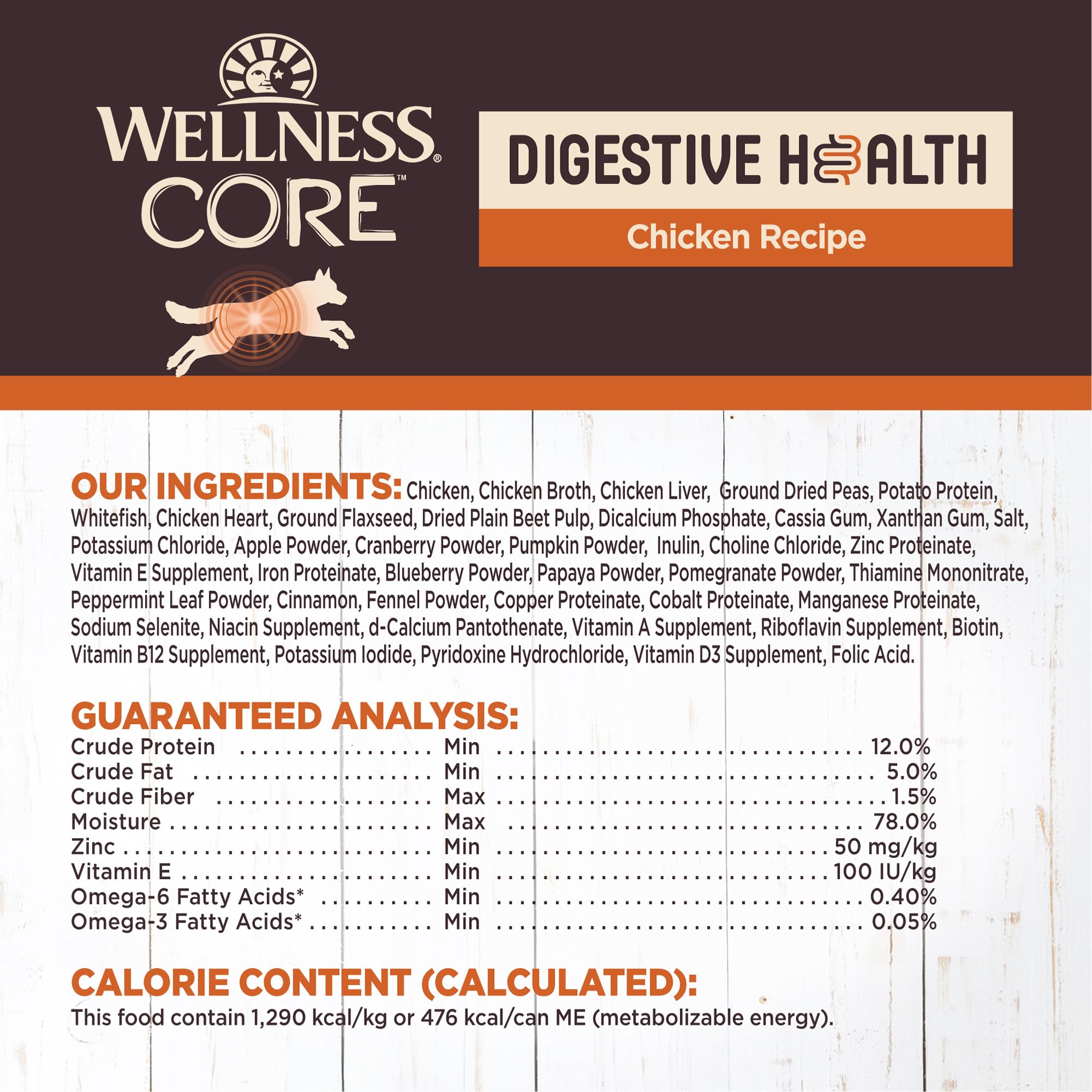 Wellness CORE Digestive Health Pate smooth texture shown for easy feeding.