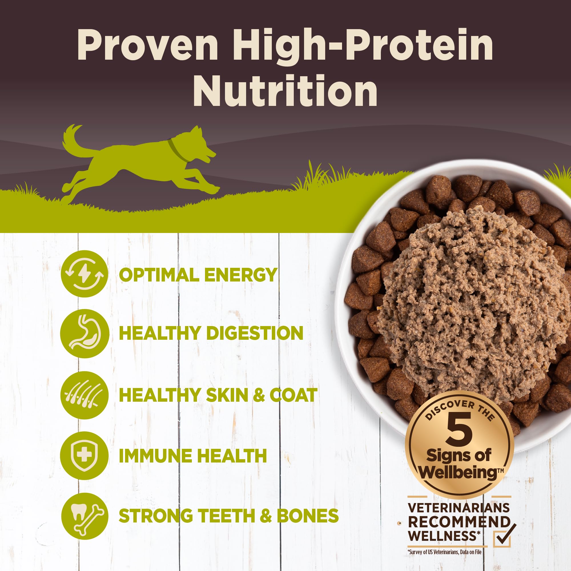 Wellness CORE Healthy Weight Pate label closeup emphasizes natural ingredients