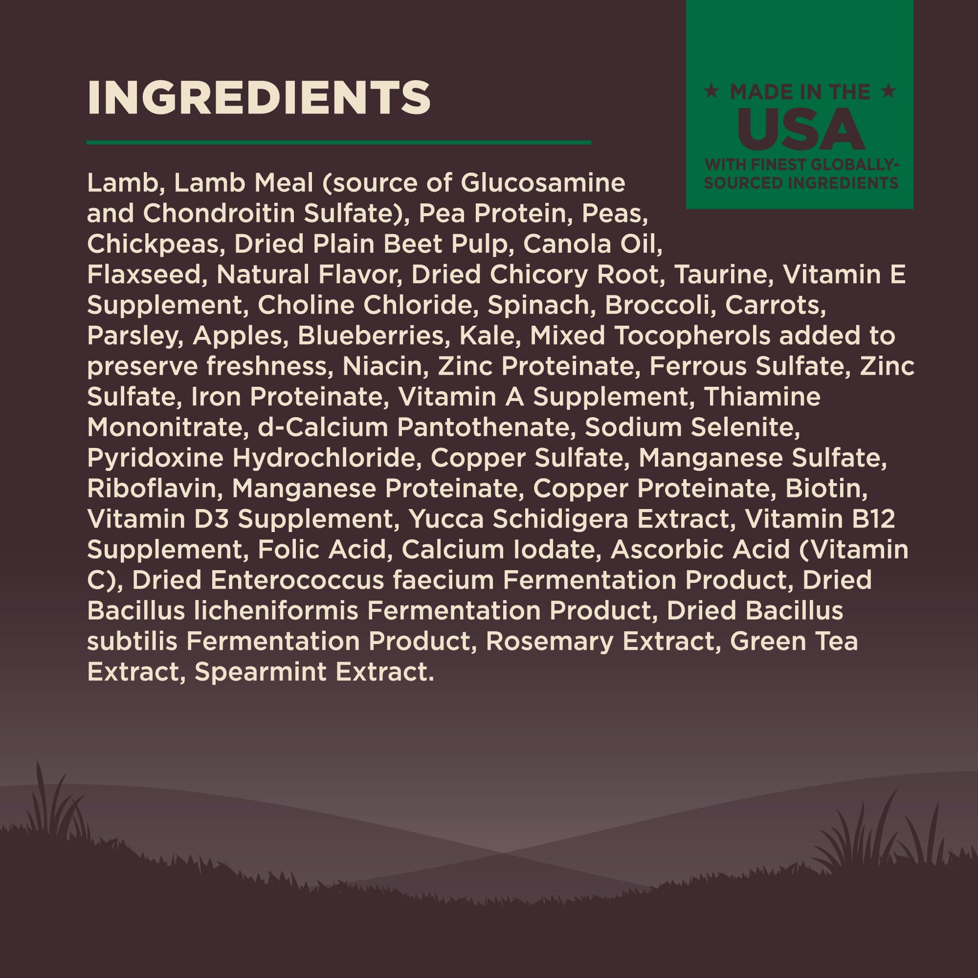 Kibble texture from Wellness CORE emphasizing grain-free, corn-free, soy-free formulation