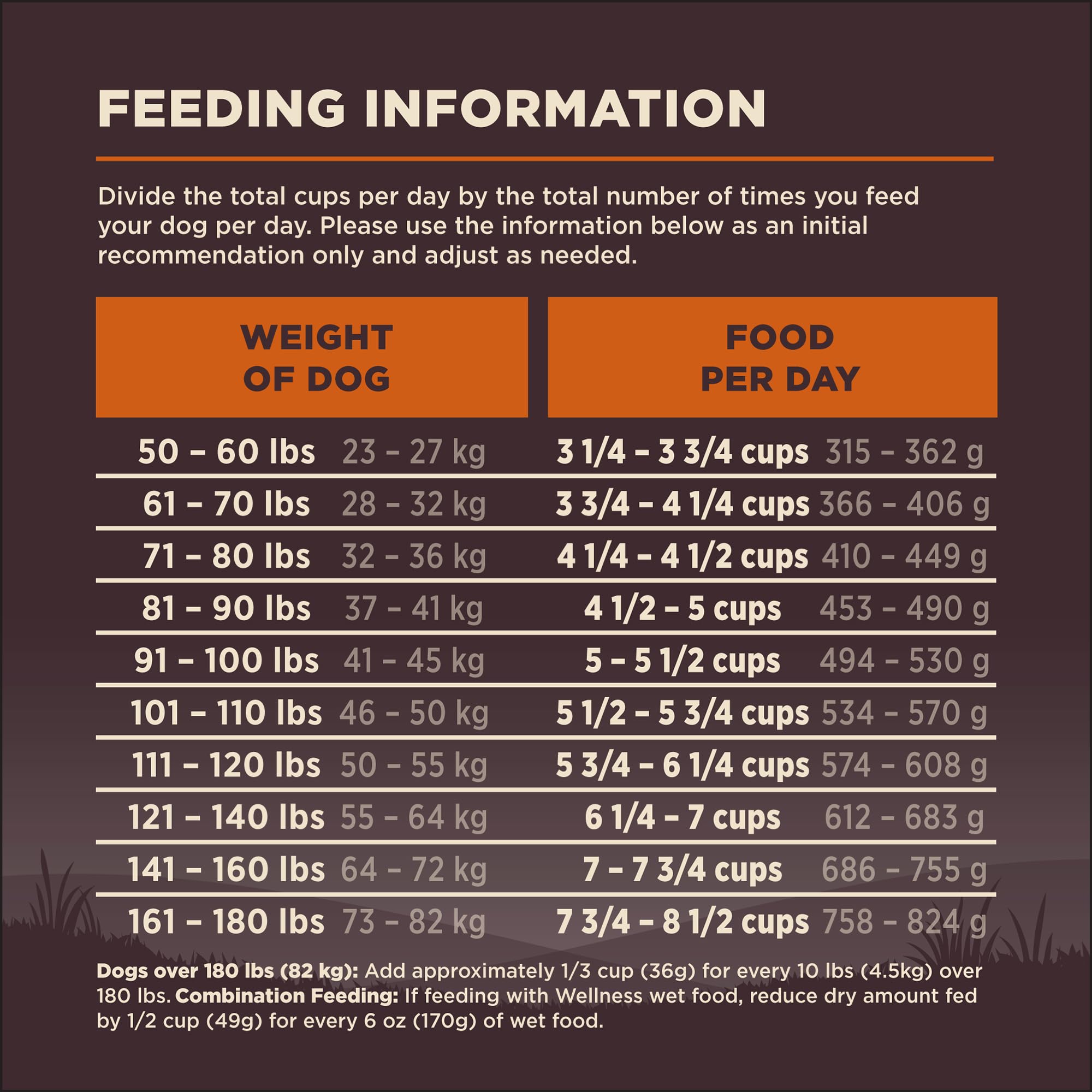 Wellness CORE Large Breed Puppy dining-time scene suggesting easy meal moments.