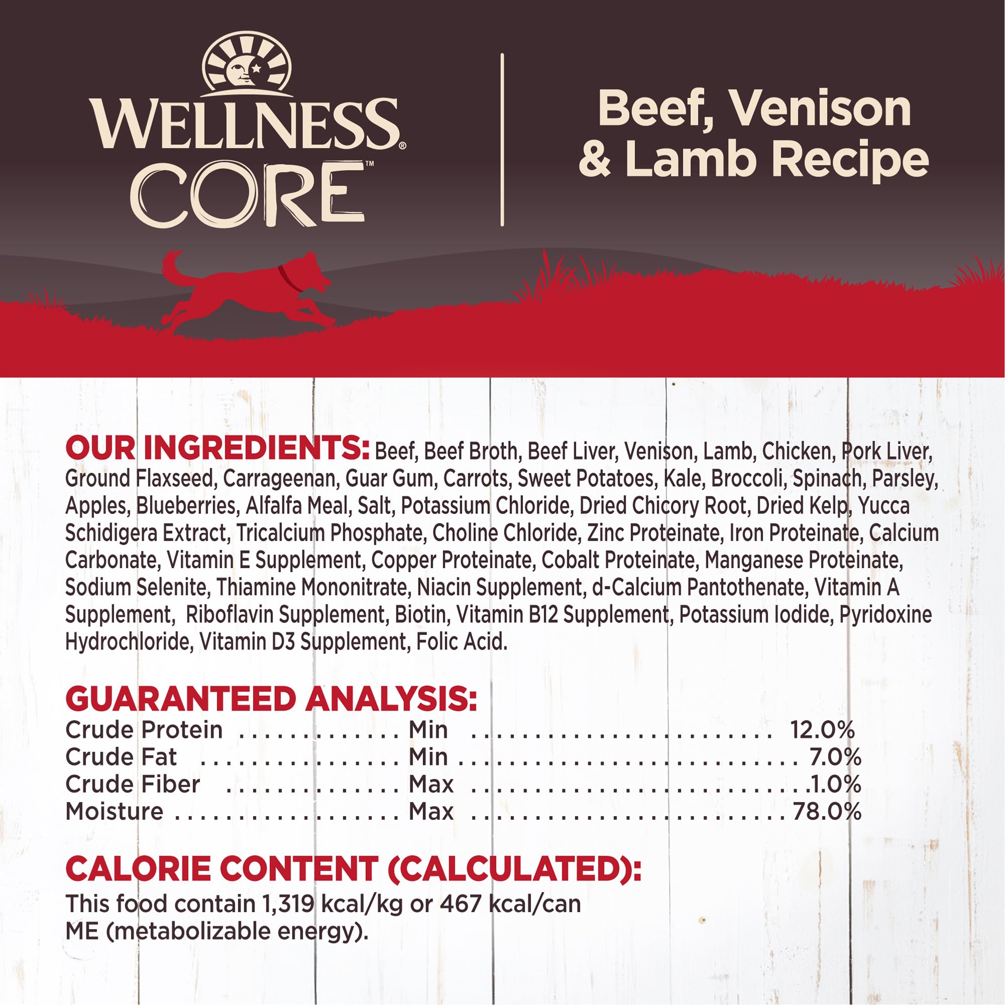 Wellness CORE pate close-up reveals smooth texture your dog will likely savor