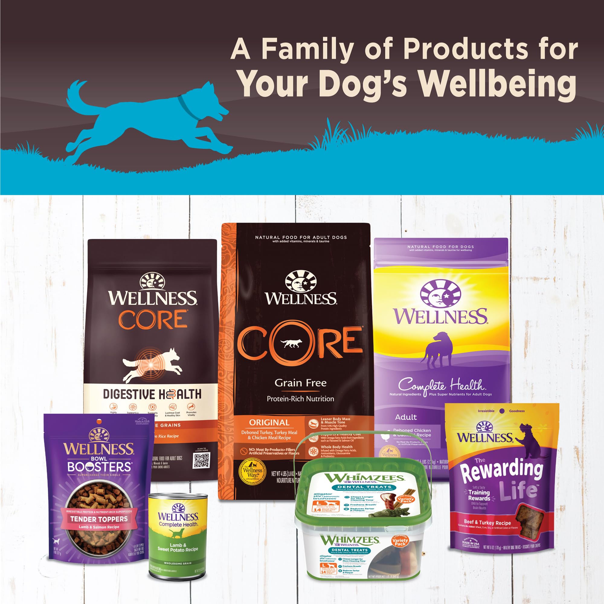 Wellness CORE Pate USA-made facility badge indicating crafted quality