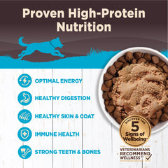 Wellness CORE Pate whitefish salmon herring close-up highlights real fish proteins for balanced nutrition