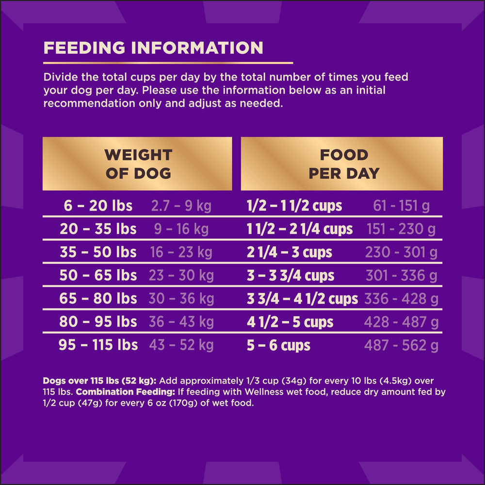 Wellness CORE+ grain kibble with freeze-dried bites for balanced meals
