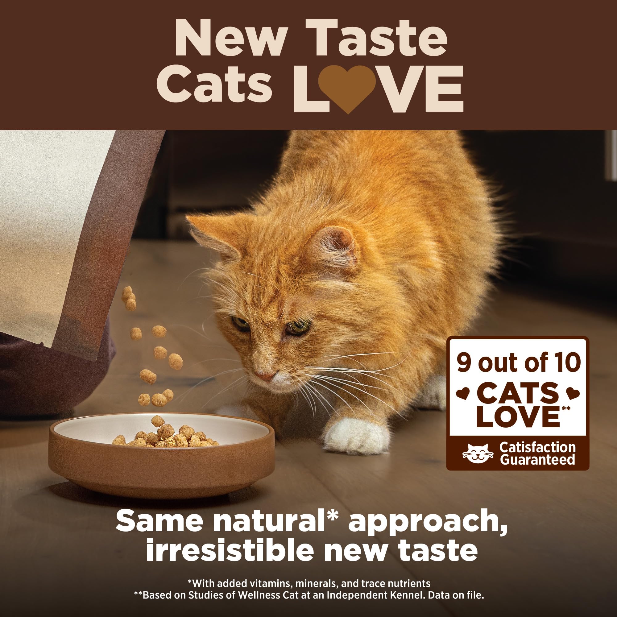 Wellness CORE+ is designed for cats at all life stages and needs