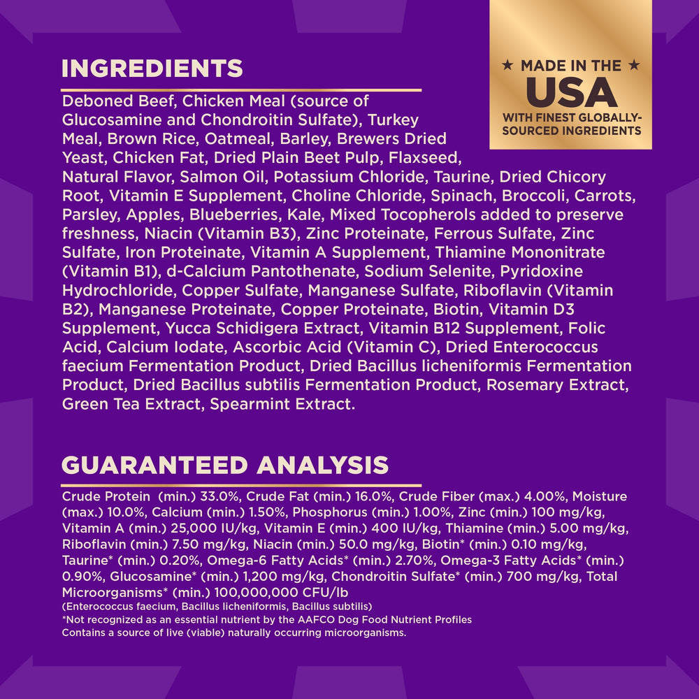 Wellness CORE+ protein-dense kibble closeup conveys lean muscle-supporting nourishment.