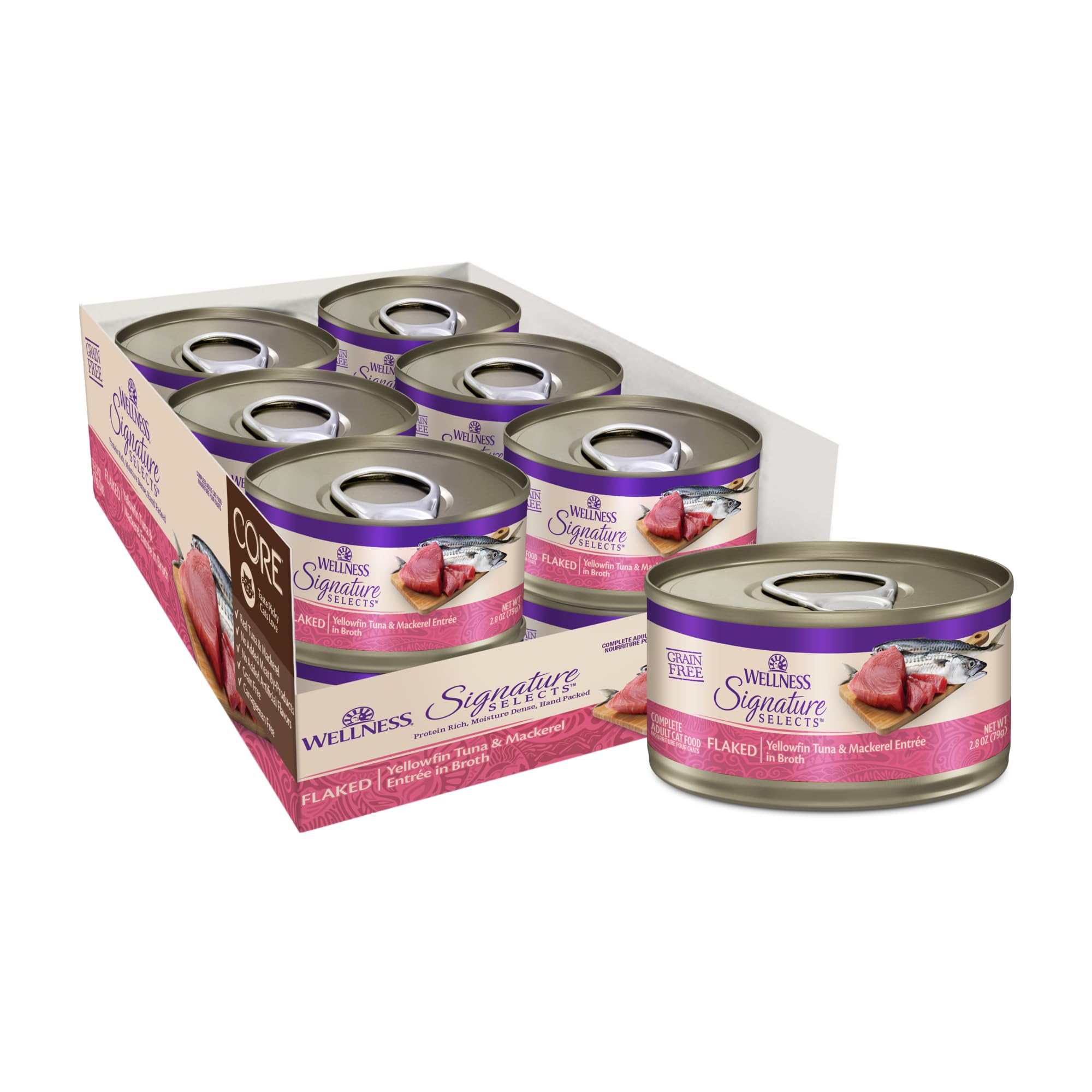 Wellness CORE Signature Selects can label with grain-free, protein-rich formula