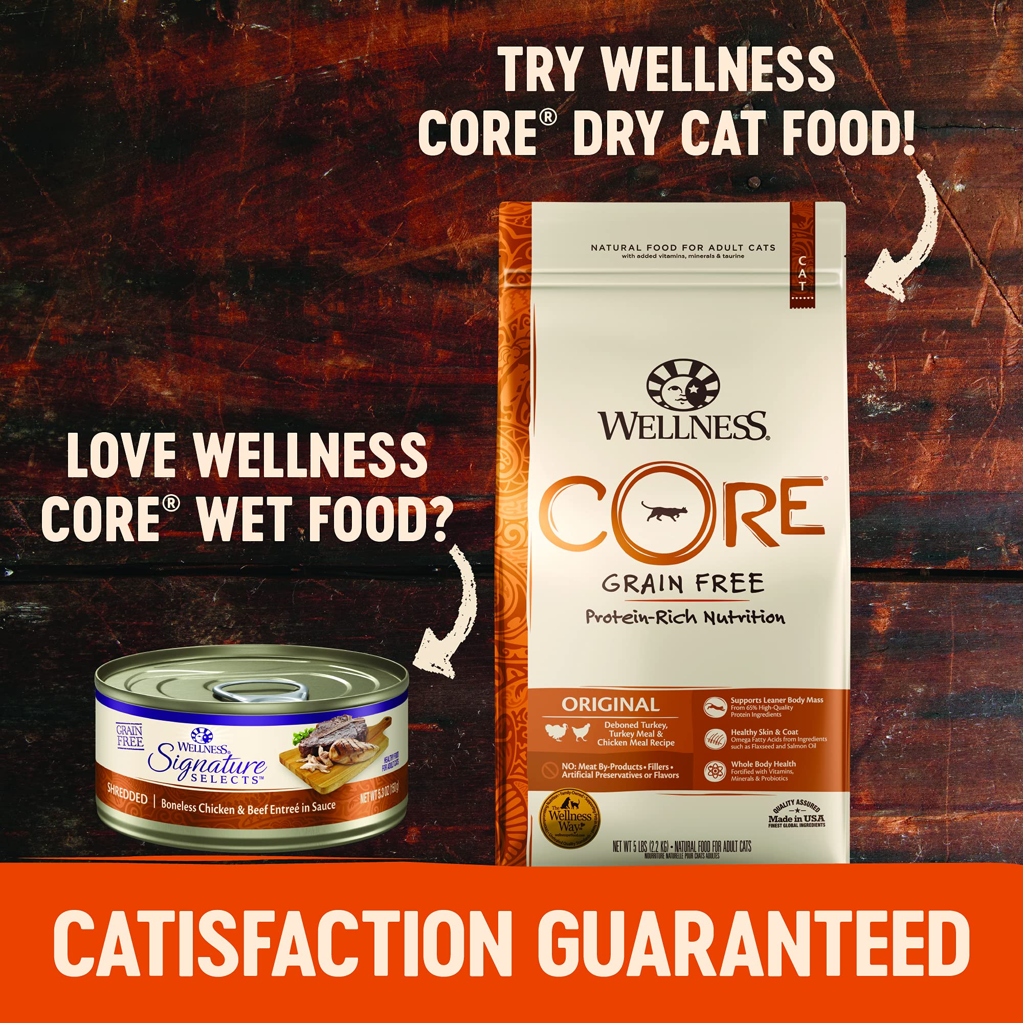 Wellness CORE Signature Selects caregiver serving as a daily meal option.