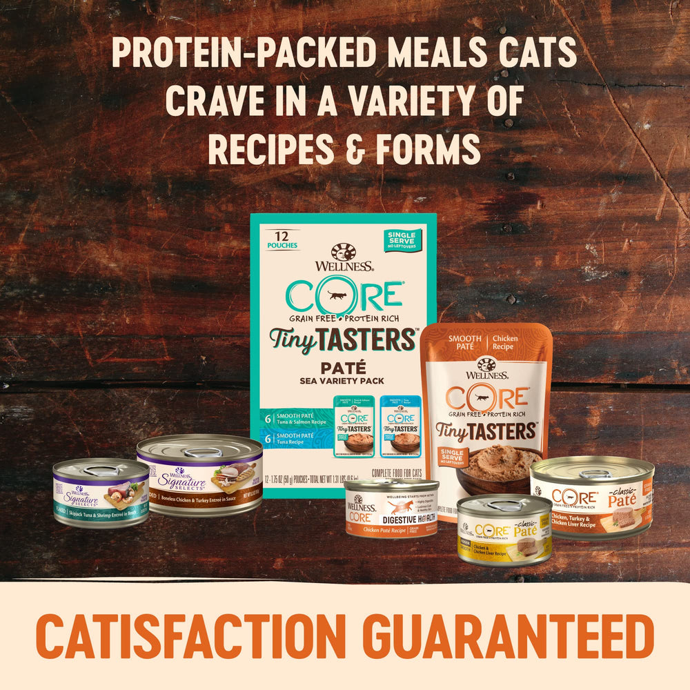 Wellness CORE Signature Selects nutritionists and veterinarians crafted formula.
