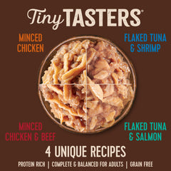 Wellness CORE Tiny Tasters chicken beef pouch with savory protein balance