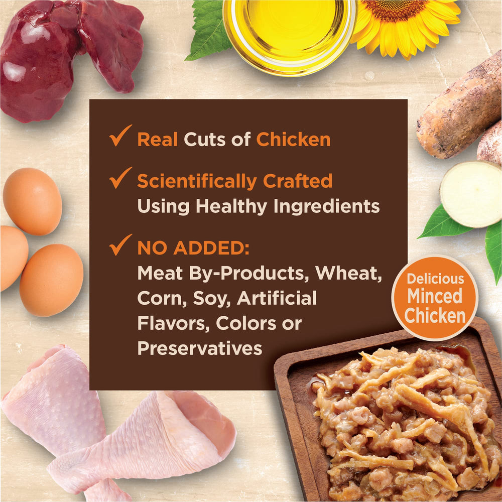 Wellness CORE Tiny Tasters no-grains ingredients scene emphasizes grain-free recipe