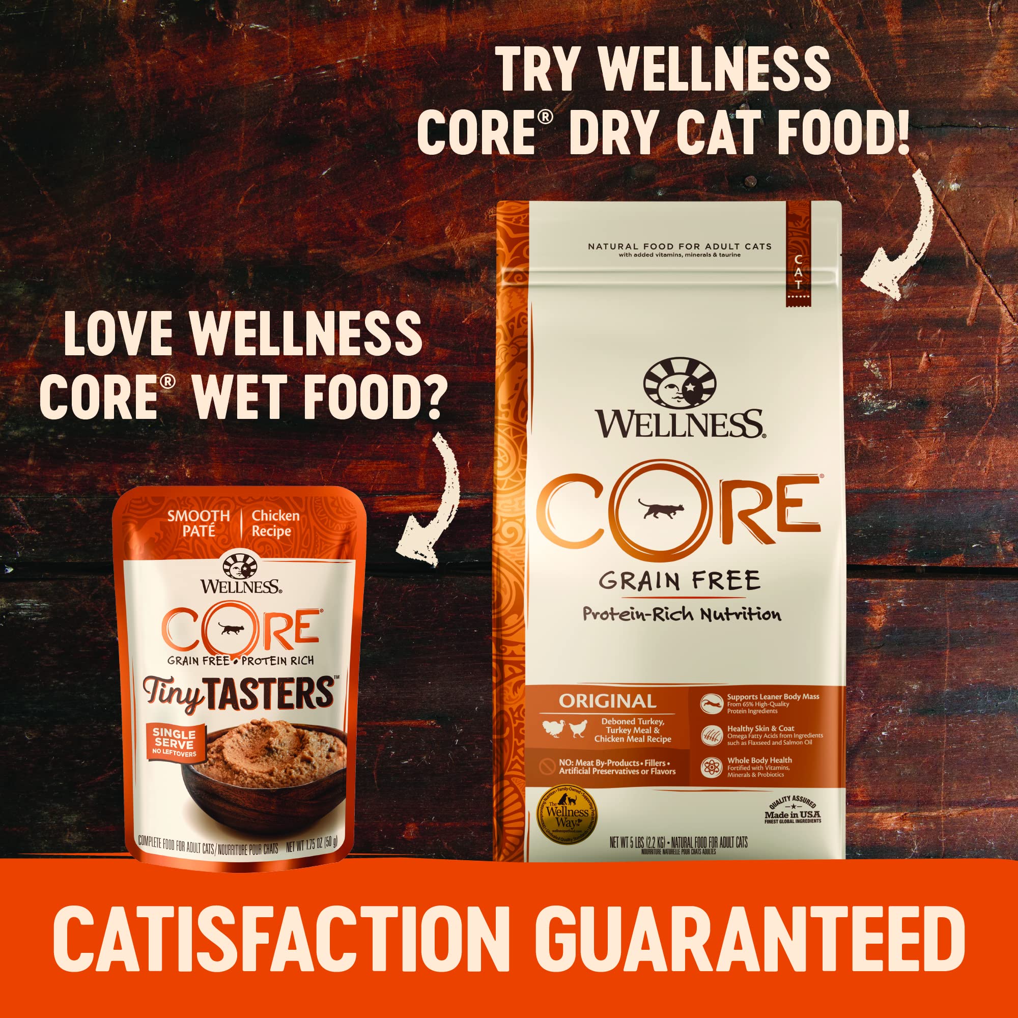 Wellness CORE Tiny Tasters smooth pate texture, appealing aroma