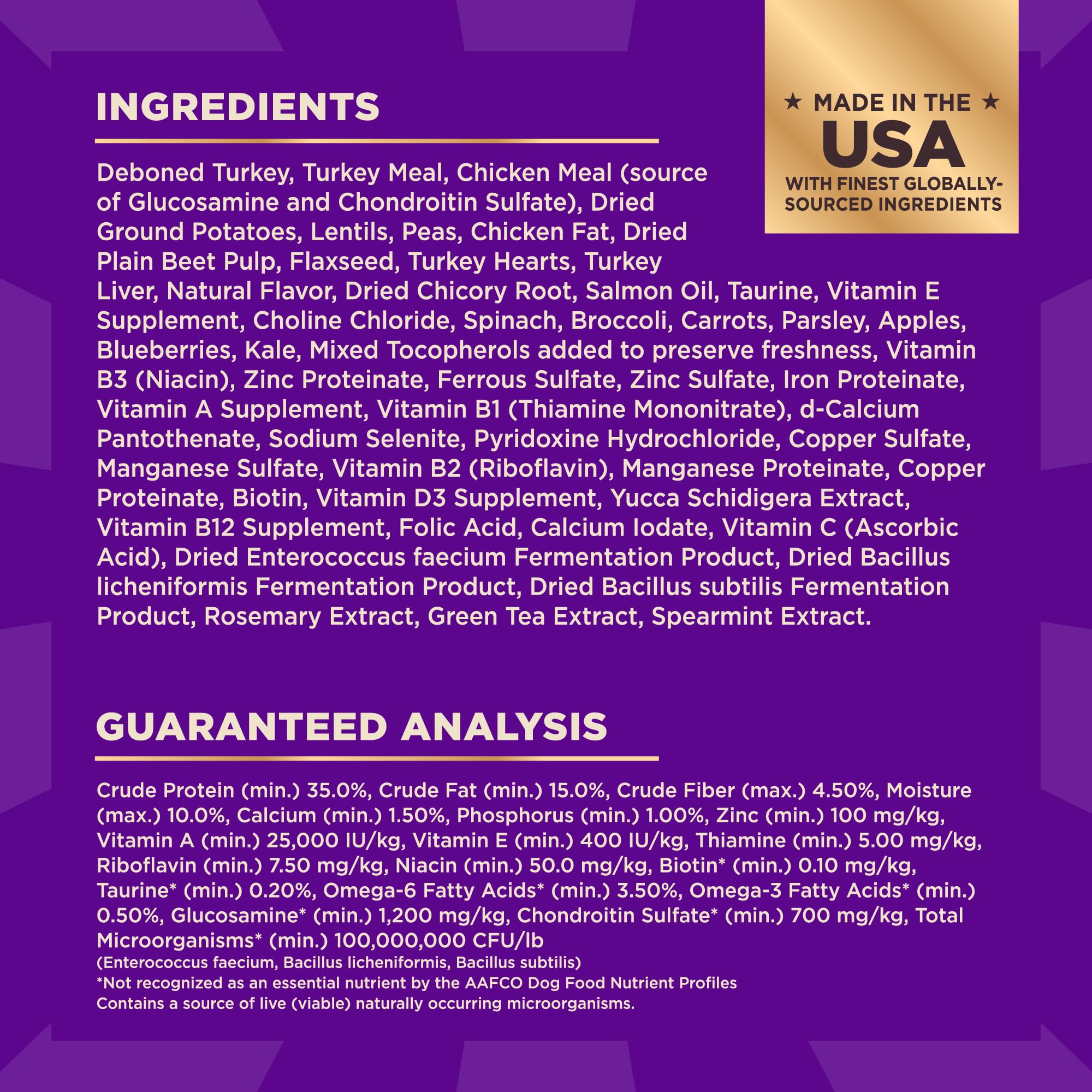 Wellness CORE+ no corn, wheat, or soy ingredients.