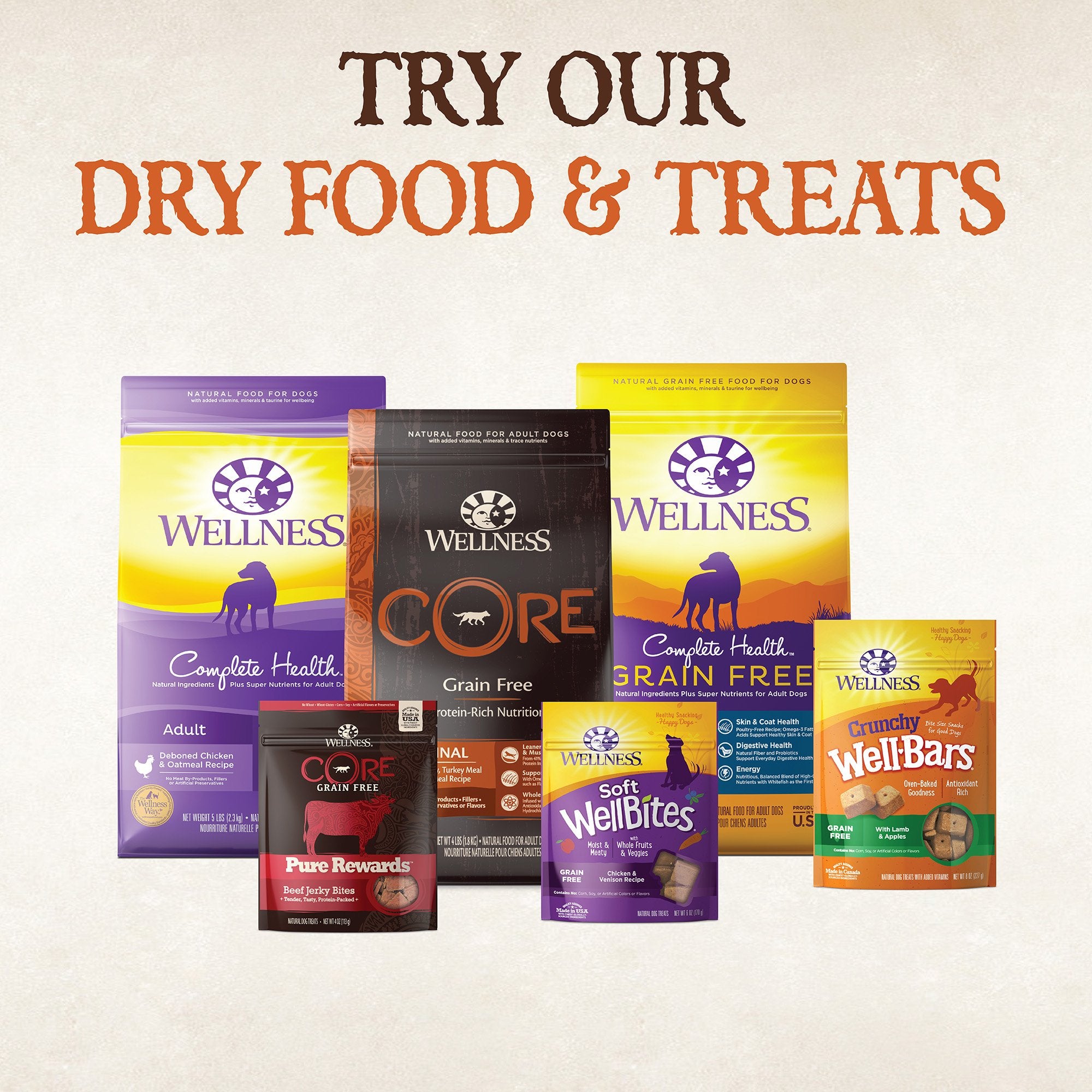 Wellness front-of-can packaging highlights product name and benefits
