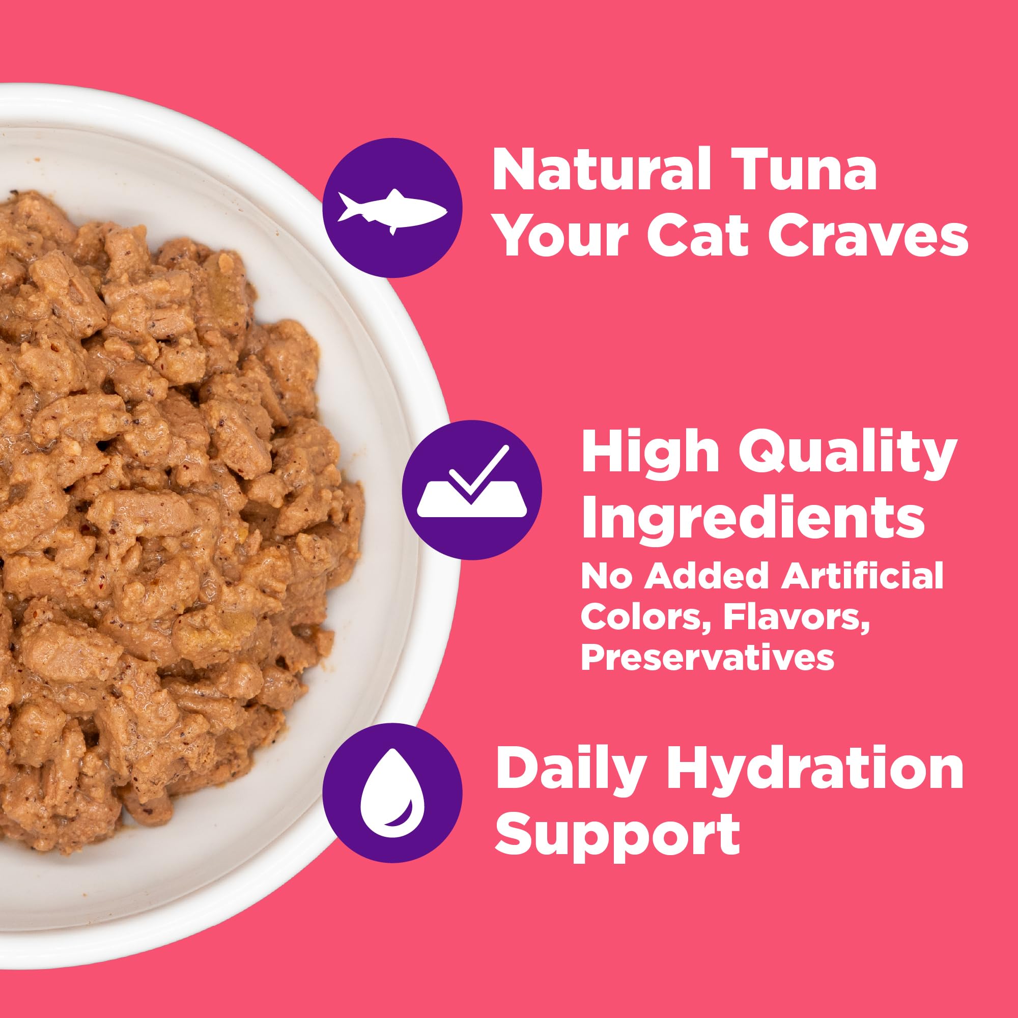 Wellness Grilled Tuna-Mackerel-Shrimp cat portrait inviting meals