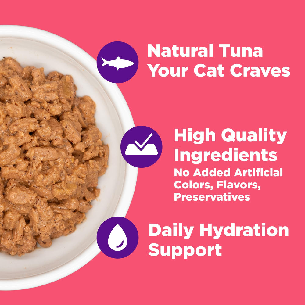 Wellness Grilled Tuna-Mackerel-Shrimp cat portrait inviting meals