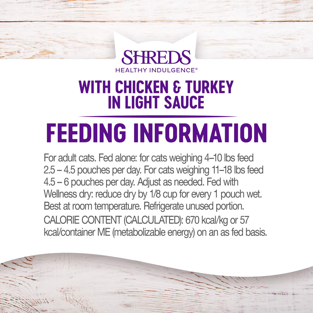 Wellness Healthy Indulgence Shreds supports daily energy and overall wellbeing
