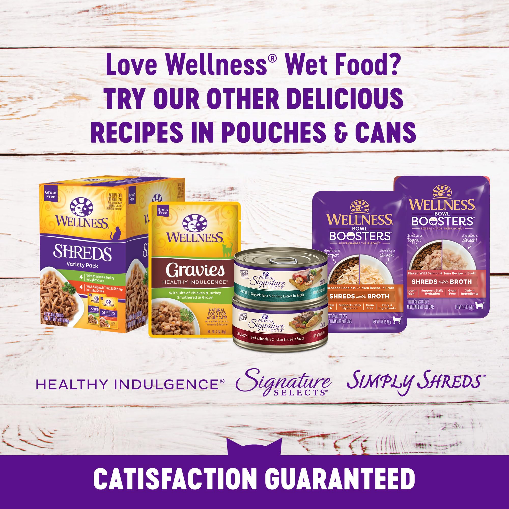Wellness Healthy Indulgence Morsels Salmon-Tuna Ready-Mealtime, moist texture