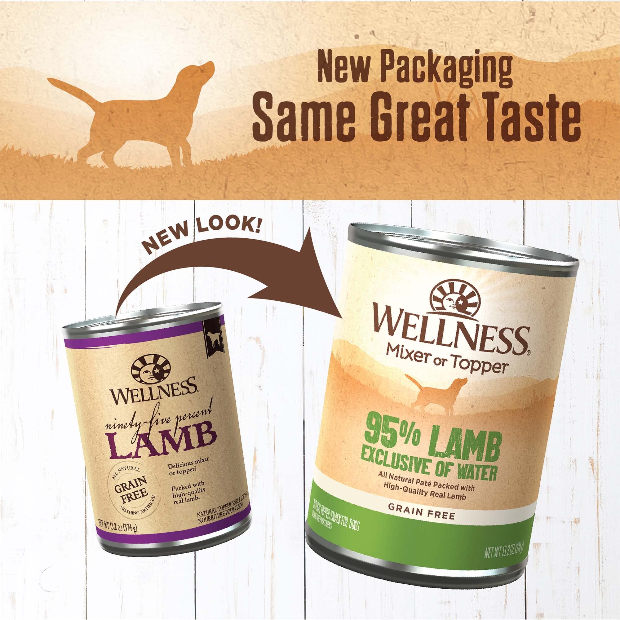 Wellness Lamb Pate serving bowl shows smooth texture for mixing.